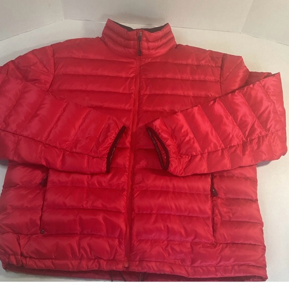 Polo Ralph Lauren RLX Down Puffer Jacket XXL Coat Lightweight Red - Picture 9 of 11